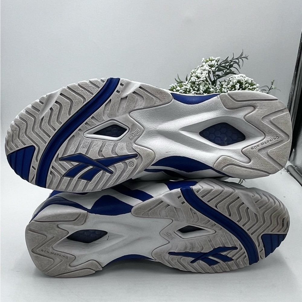 Reebok Kamikaze II Letter of Intent Shoes Dark Royal Blue & White Mens Size 9.5 - Picture 16 of 16